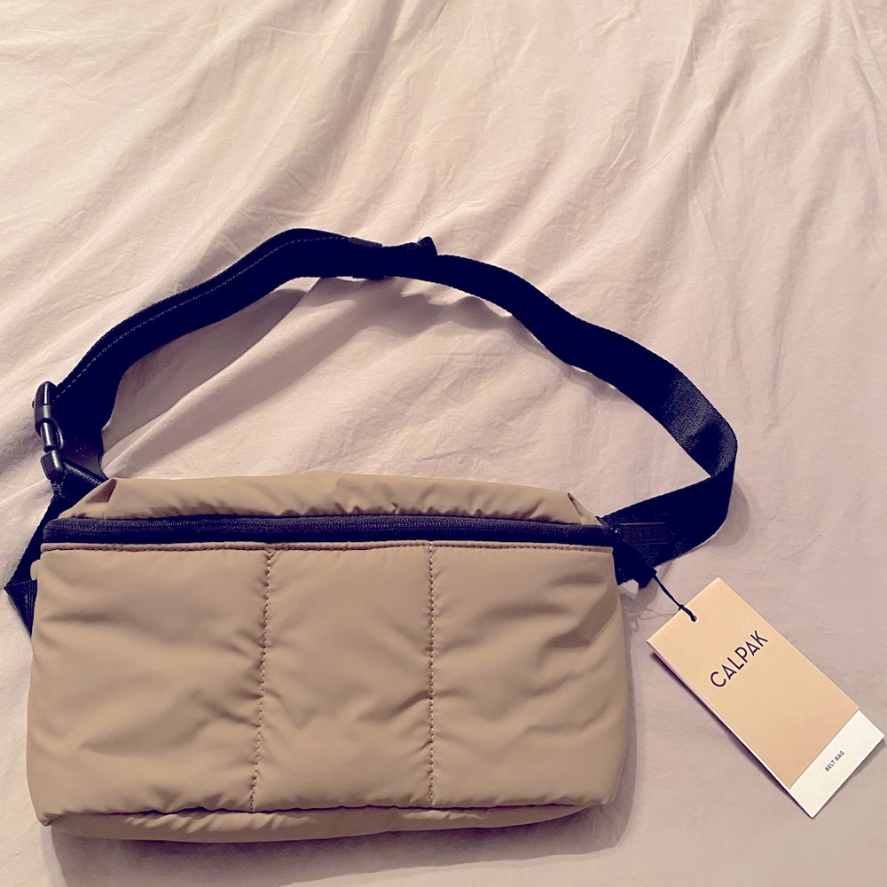 Calpak luka belt bag chocolate color
